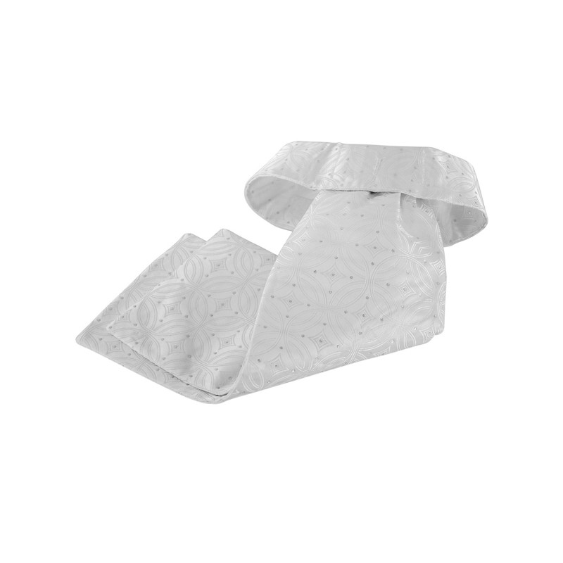 Plastron aus Polyester mit silbernen Punkten