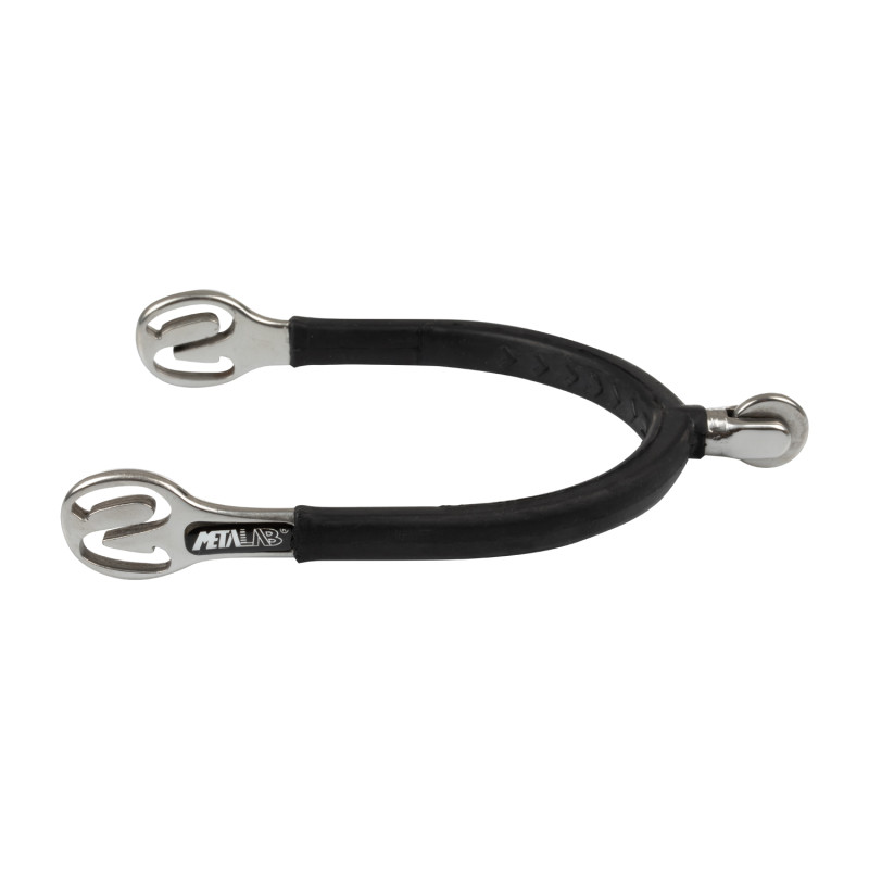 Sporen mit glattem Rad und Super-Grip-Gummi