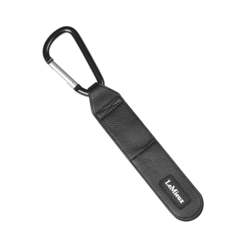 Karabiner mit verstellbarem Klettband