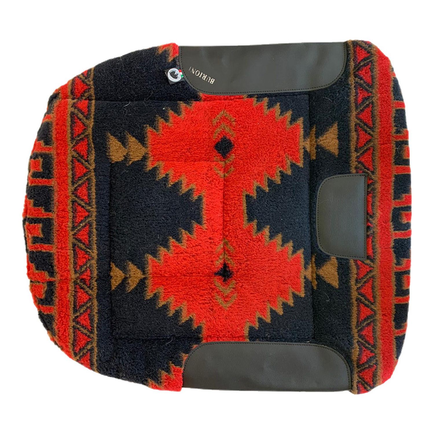 Western-Barrel-Sattelpad aus Fleece mit reiner Wolle