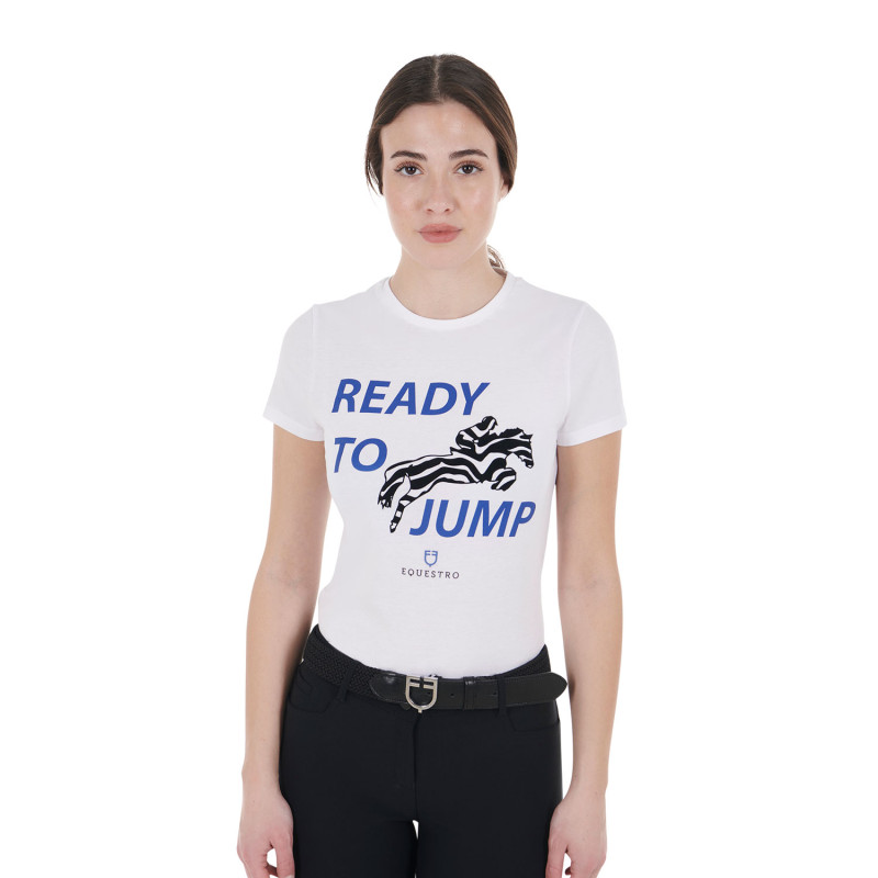 Slim Fit Kurzarm-T-Shirt Damen