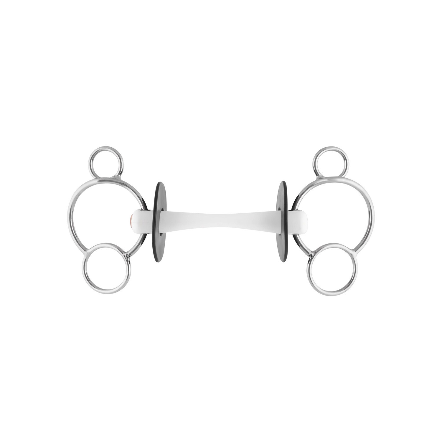 3-Ring-Stangengebiss, mit biegsamer Stange