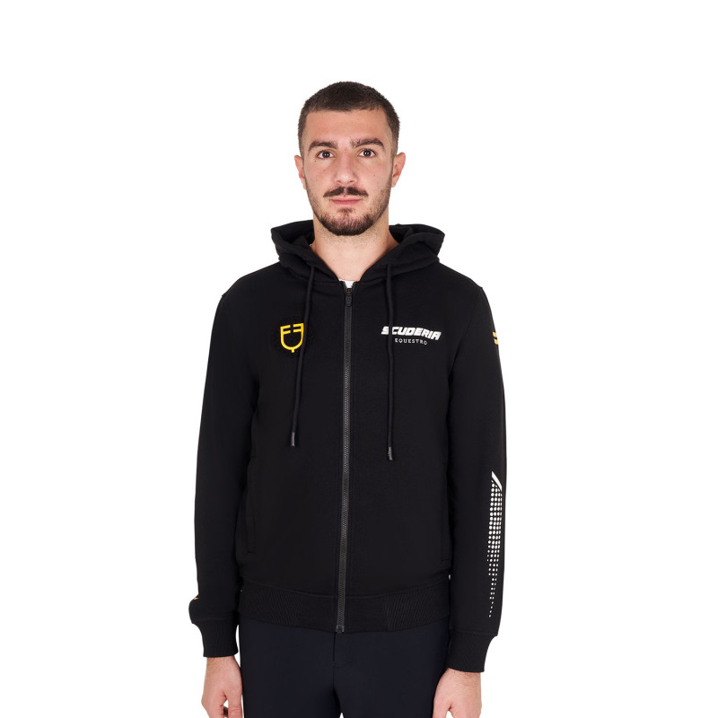 Herren-Kapuzen-Sweatshirt mit Frontreißverschluss