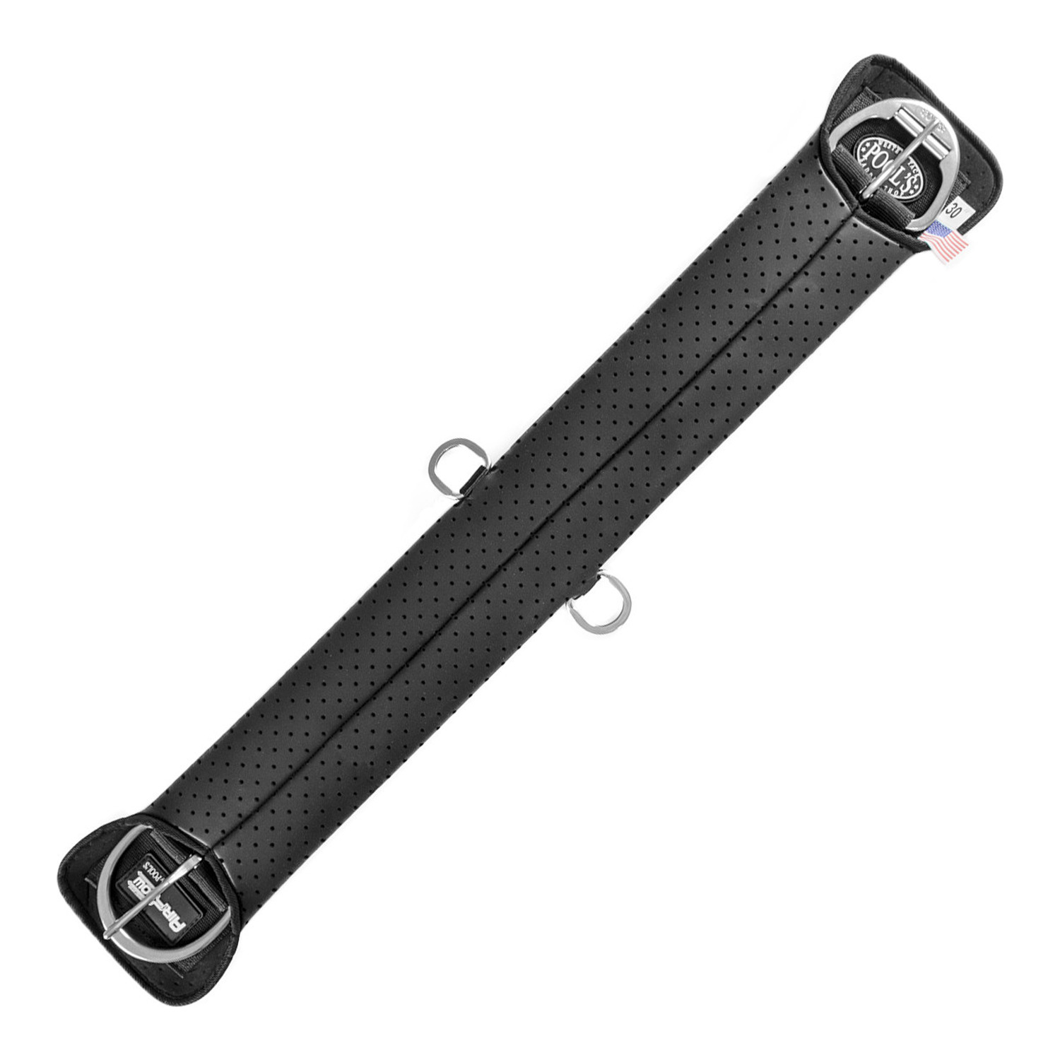 Atmungsaktiver Western-Sattelgurt aus perforiertem Neopren mit AirFlow-System