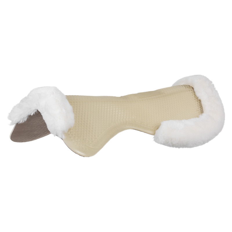 Gelpad Classic Design mit halbem Lammfellrand