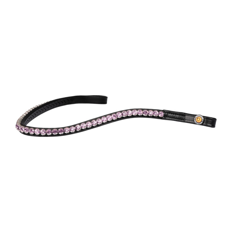 Elegantes Stirnband mit pinken Strasssteinen