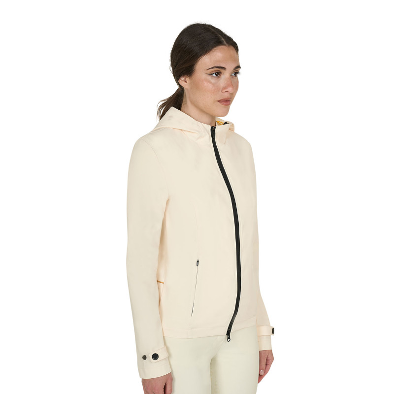 Damen Slim-Fit Softshelljacke mit Kapuze