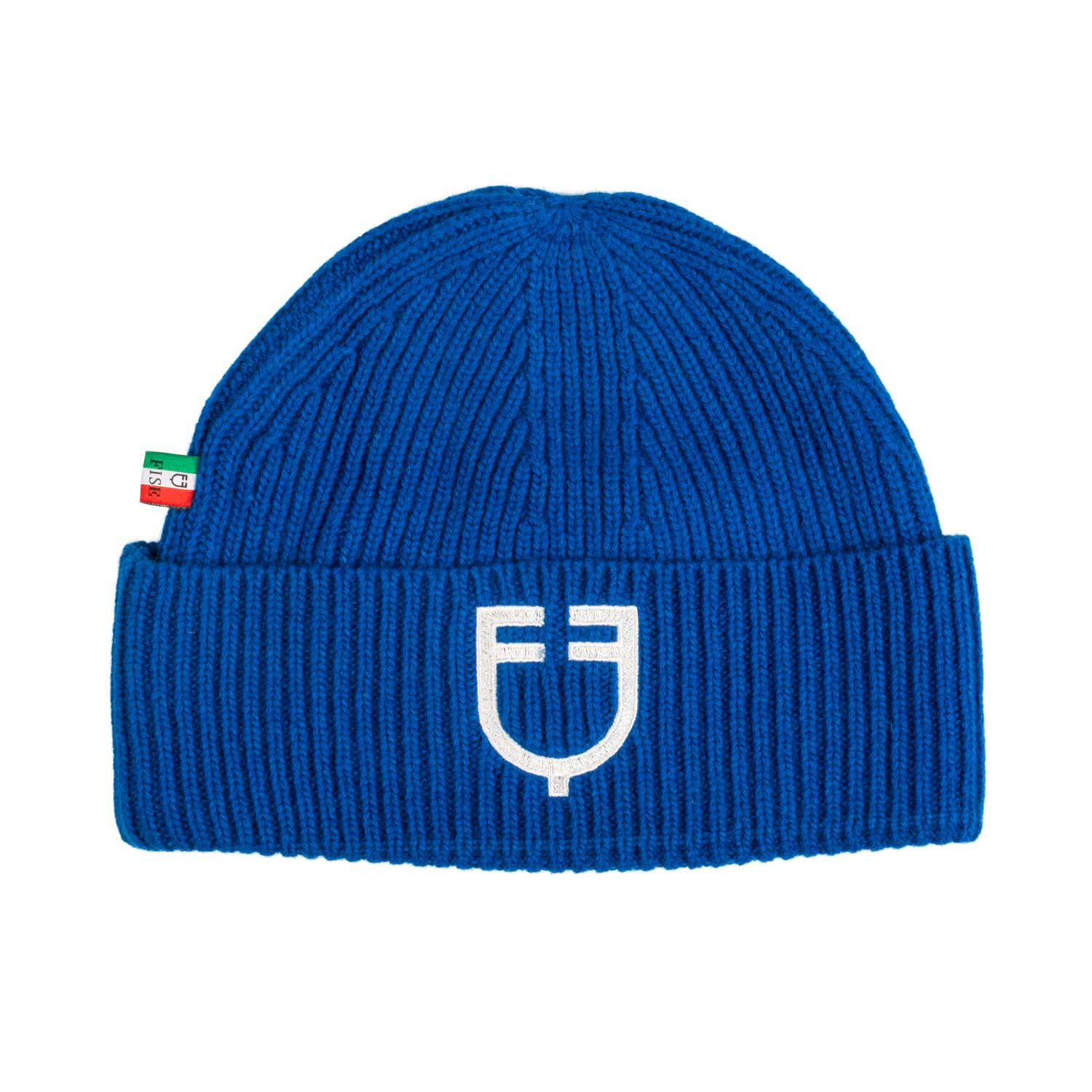 Unisex-Mütze aus Wolle/ Strickmütze mit gesticktem Logo