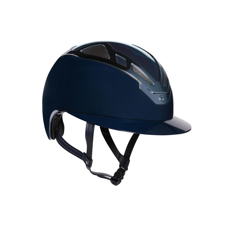 Apex Chrome Lady Helm Blau Navy Glänzend