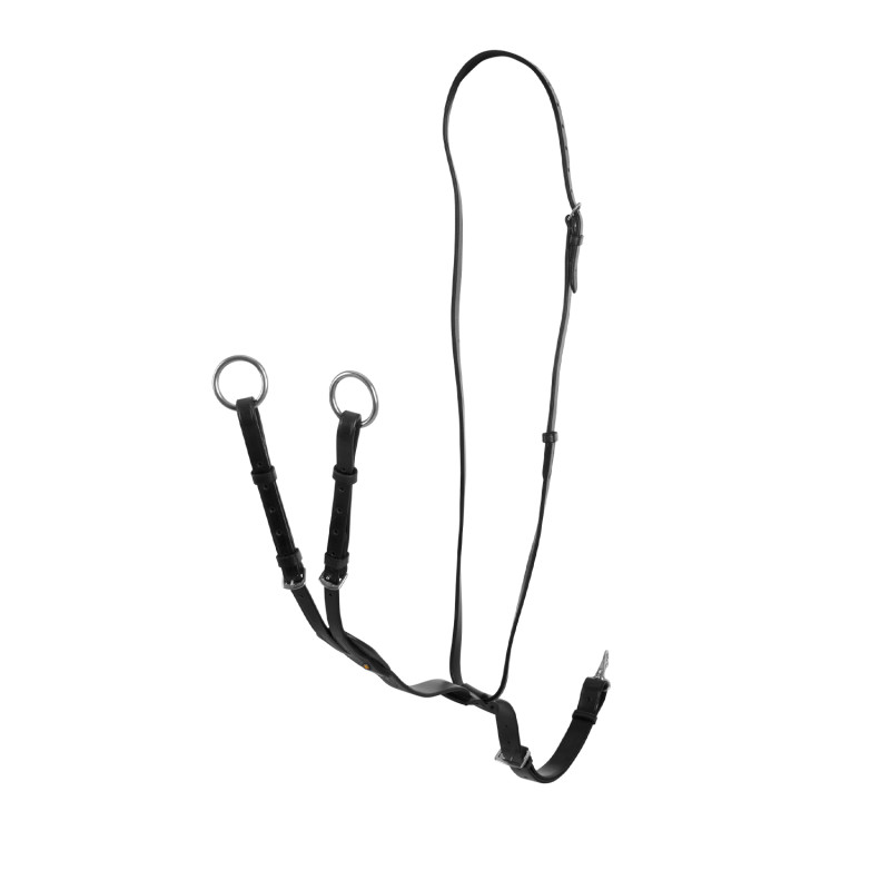 Leder-Martingal-Kummet mit Gabel