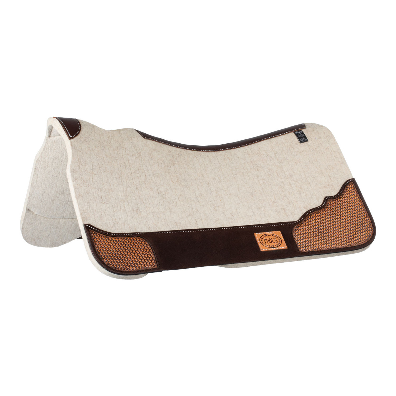 Western-Filzpad – druckverteilendes Western-Sattelpad aus dichtem Filz