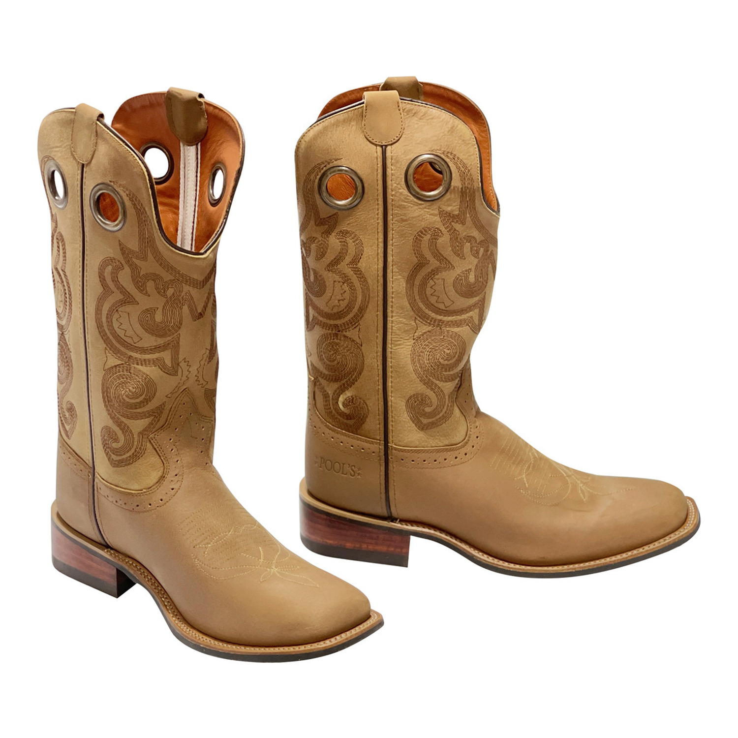 Westernstiefel aus vollnarbigem Kalbsleder