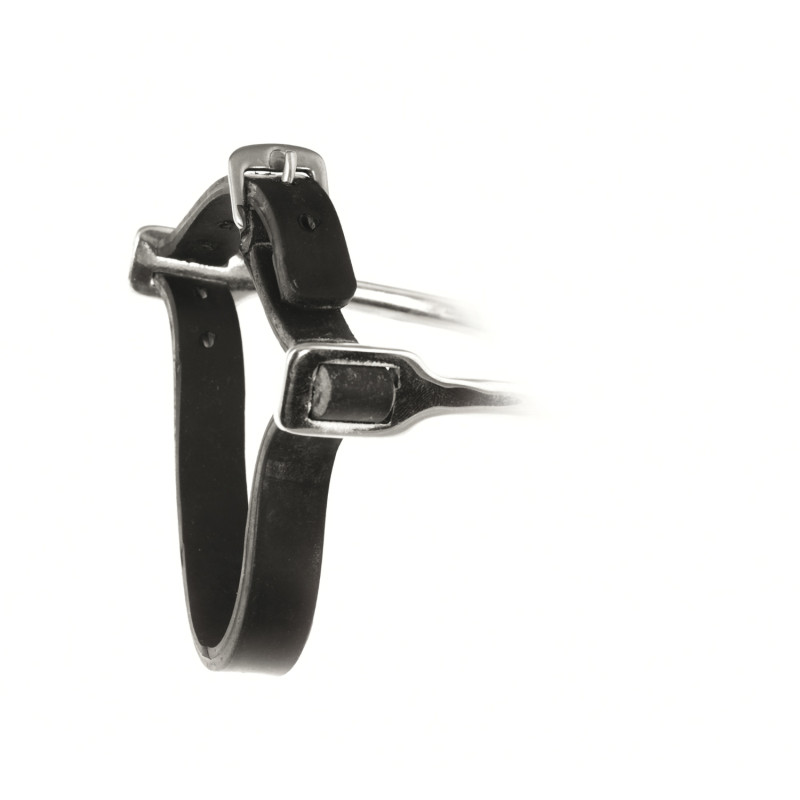 Gummispornriemen schwarz