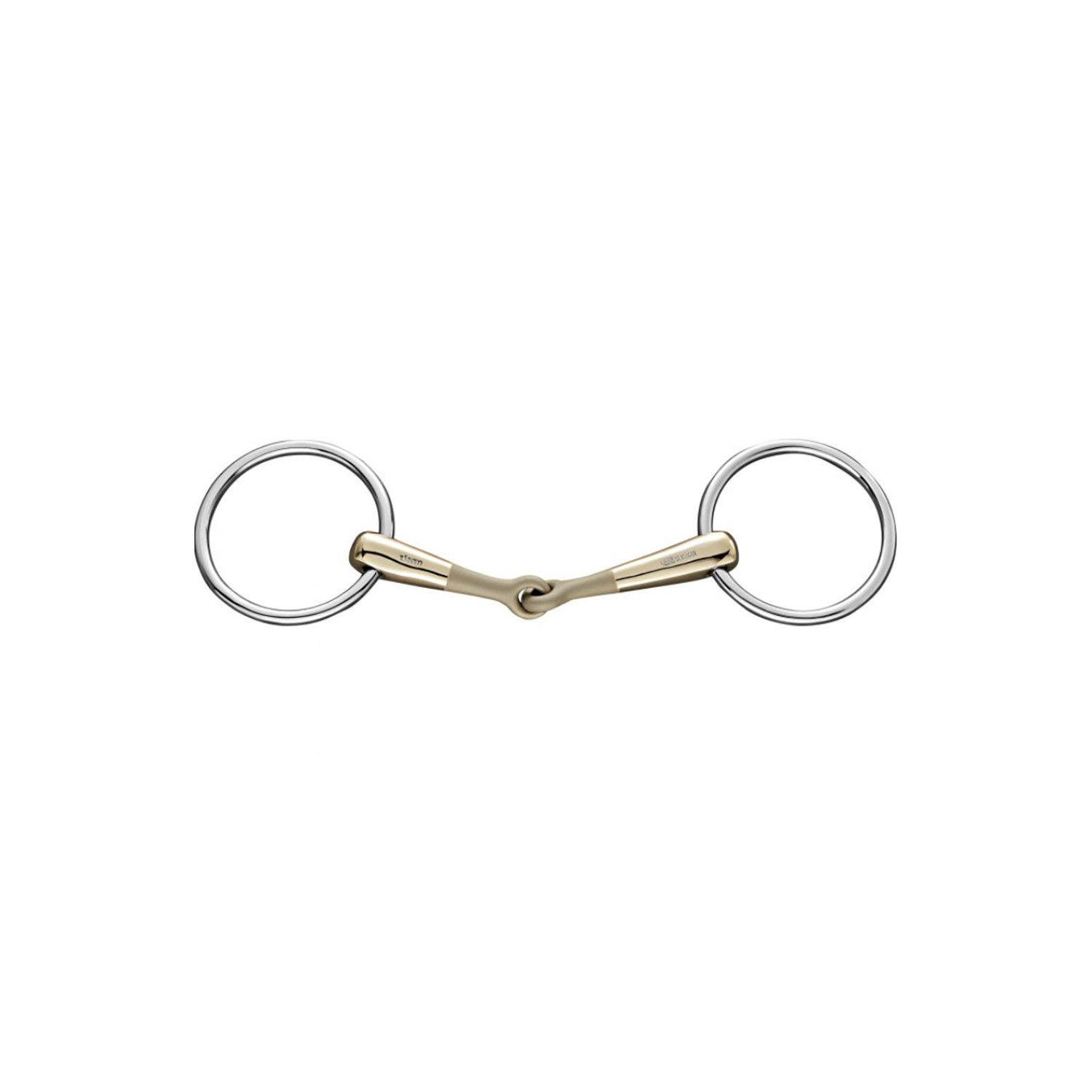 Anatomische Wassertrense einfach gebrochen – 45° gedrehtes Gelenk, 16 mm, Silber/Gold