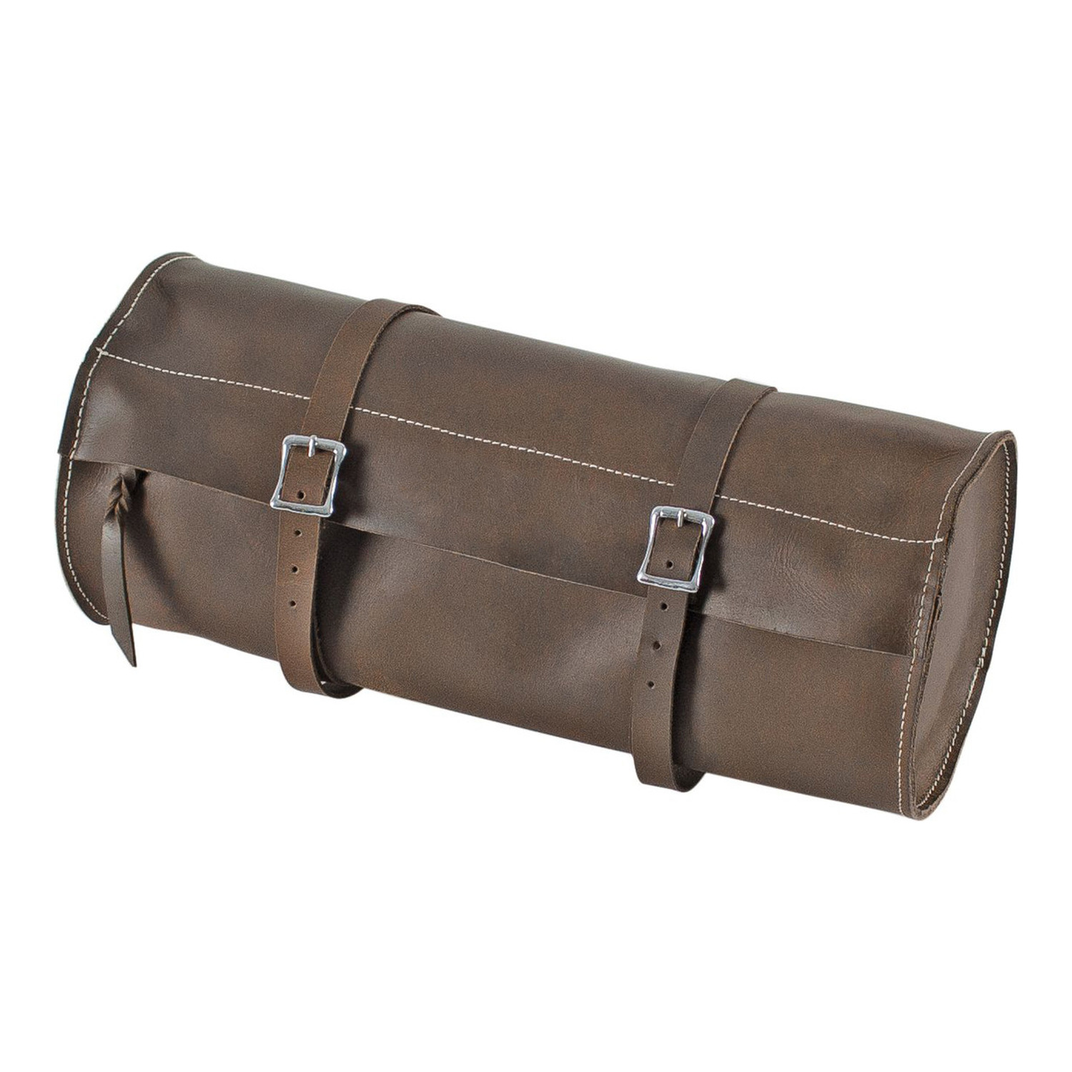 Hintere Western-Satteltasche aus Leder – Bananenform