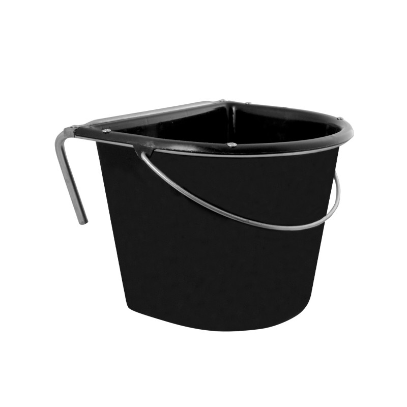 Futtertrog mit Stahlhaken und Griff Vplast 15 Liter