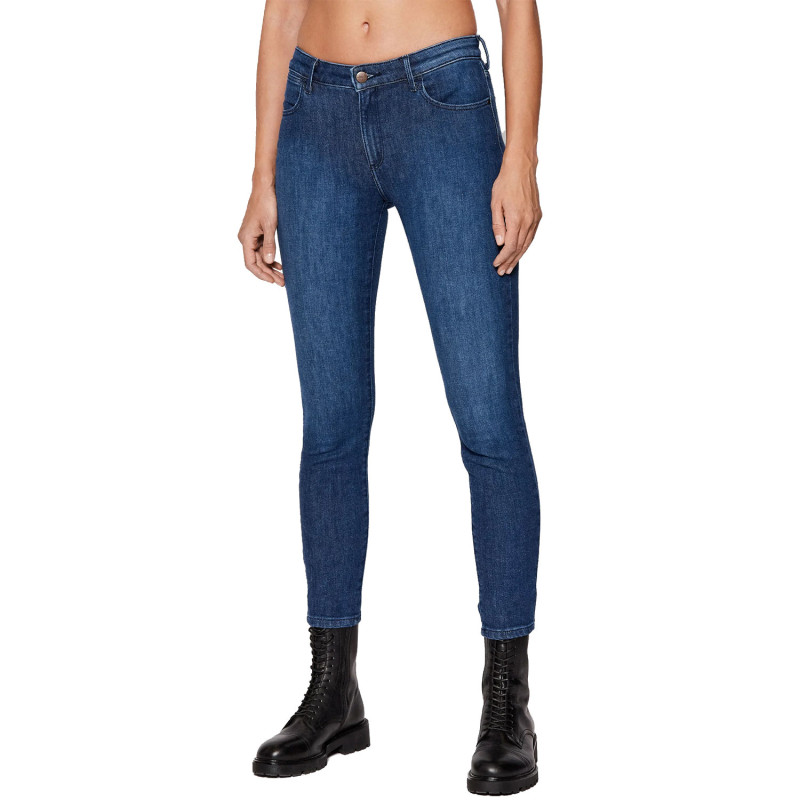 Skinny-Jeans mit mittelhoher Taille