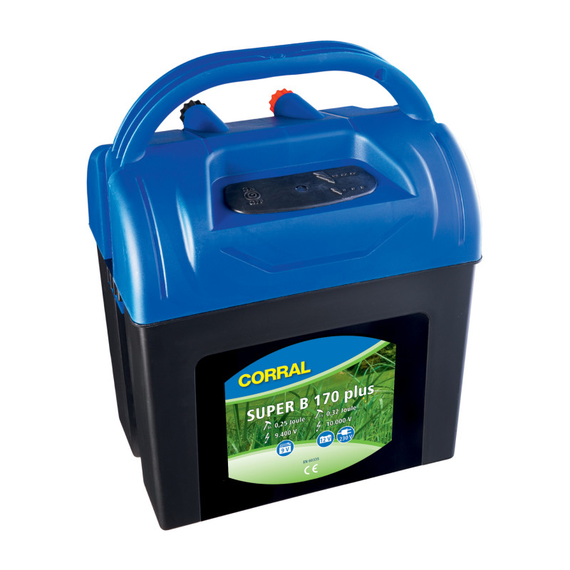 Elektrozaungerät mit optischer Batteriekontrolle und Transformator