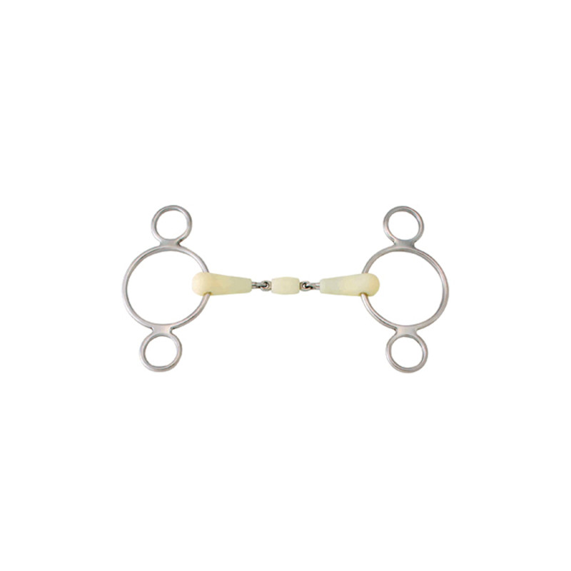 3-Ring-Gebiss, doppelt gebrochen