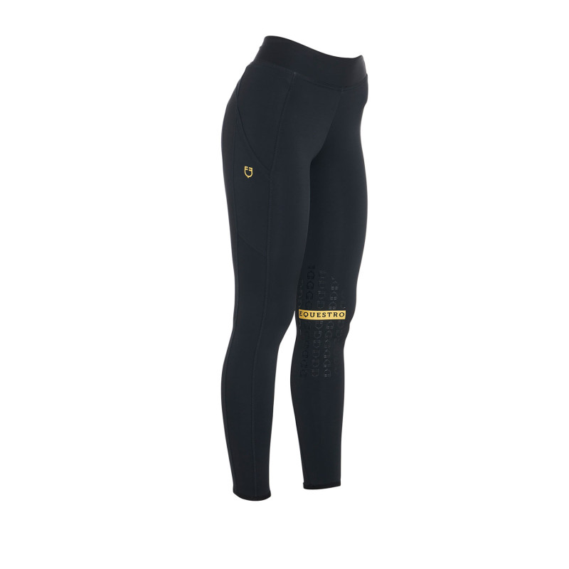 Slim-Fit Damen-Leggings mit Silikonbesatz