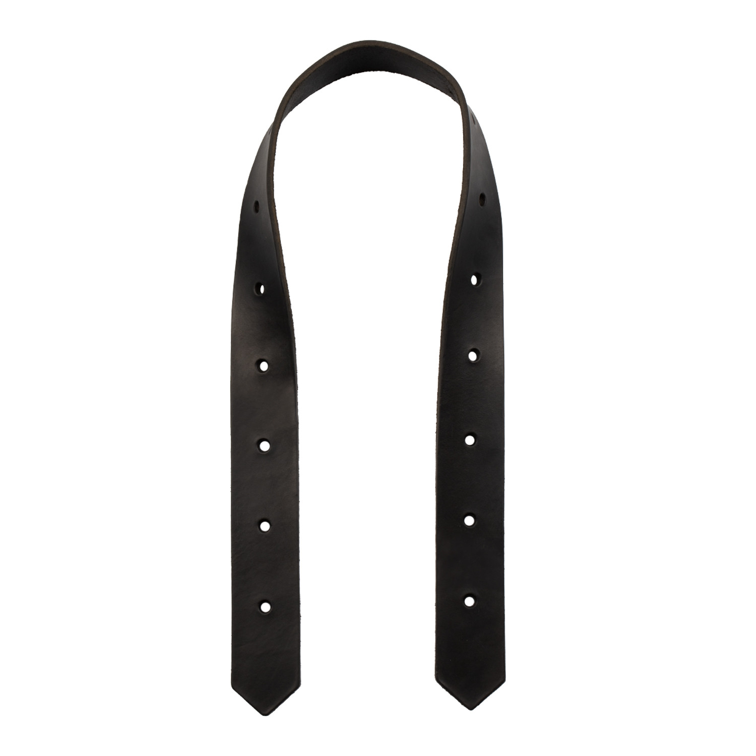 Kurzer Western-Sattelgurt-Befestigungsriemen aus Leder – 46 cm