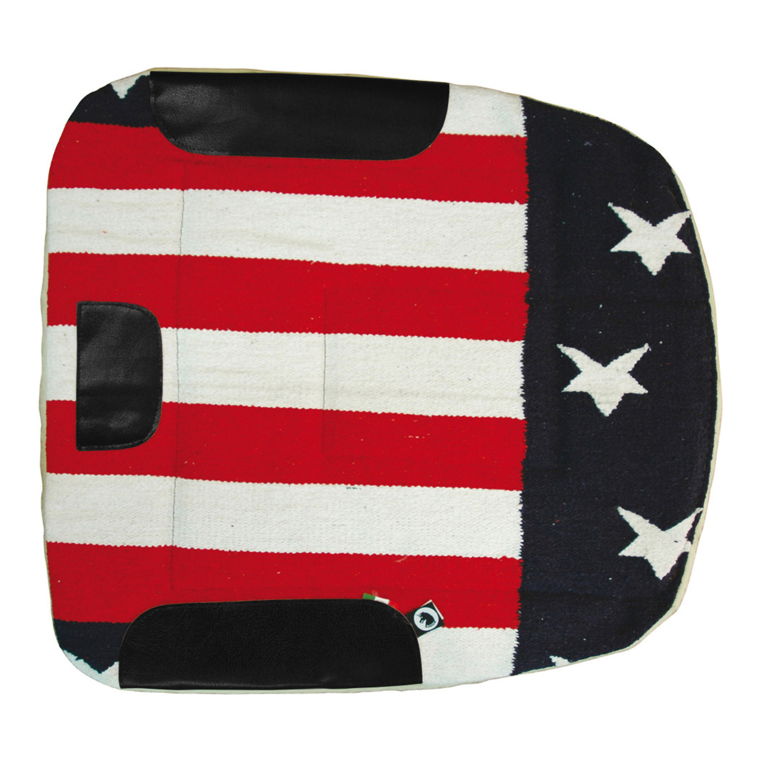 Western-Barrel-Sattelpad Navajo mit Fellunterseite – USA