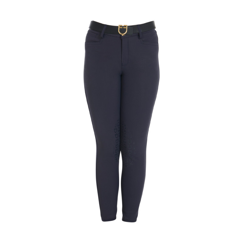 Kinder Reithose Slim Fit mit Silikongrip