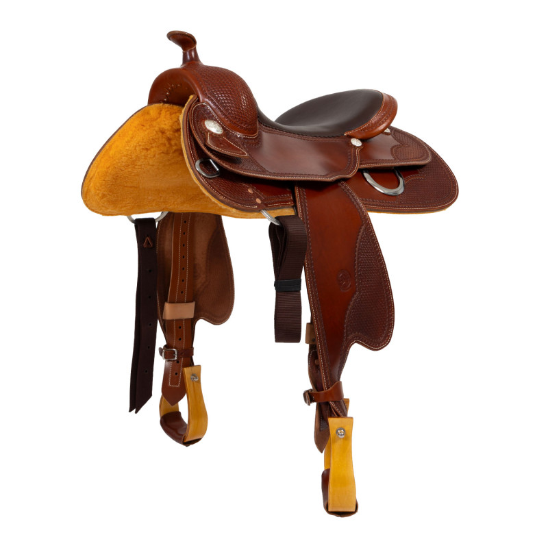 Reining-Sattel mit Big Butterfly-Motiv