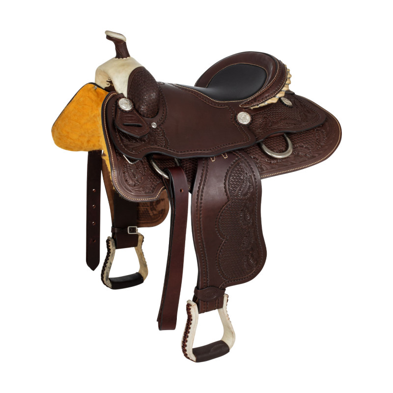 Westernsattel aus weichem Leder