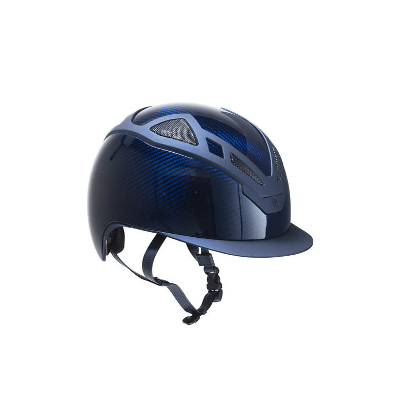 Apex Vollcarbon-Helm Blau glänzend