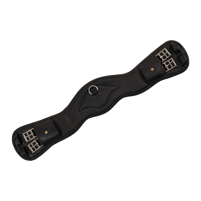 Anatomisch geformter Ledersattelgurt für Dressursättel