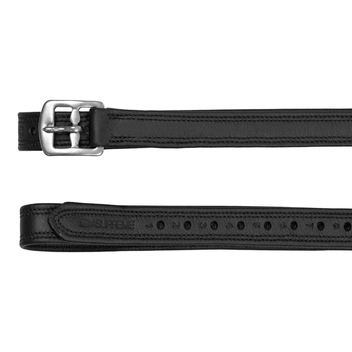 Steigbügelriemen aus Leder mit Nylonverstärkung