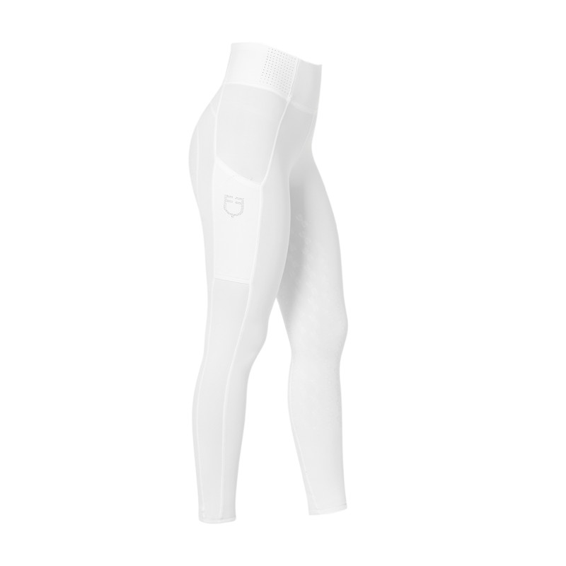 Slim-Fit High-Waist-Leggings mit Strasssteinen