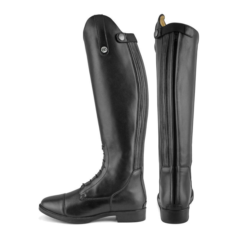 Reitstiefel aus Leder mit weiter Passform