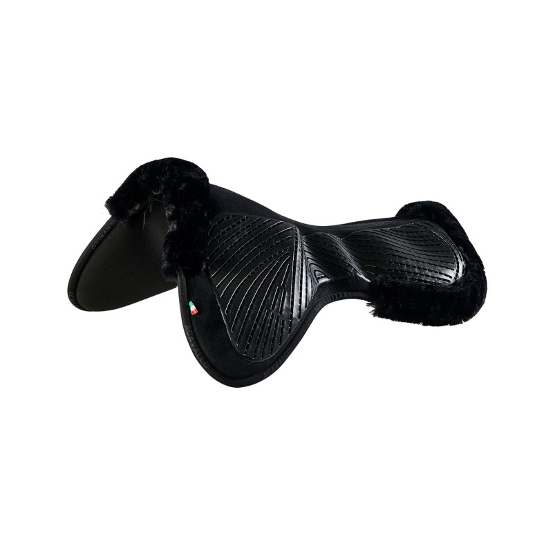 Memory Foam Pad für Springsättel mit Gel Grip und Ecofellrand