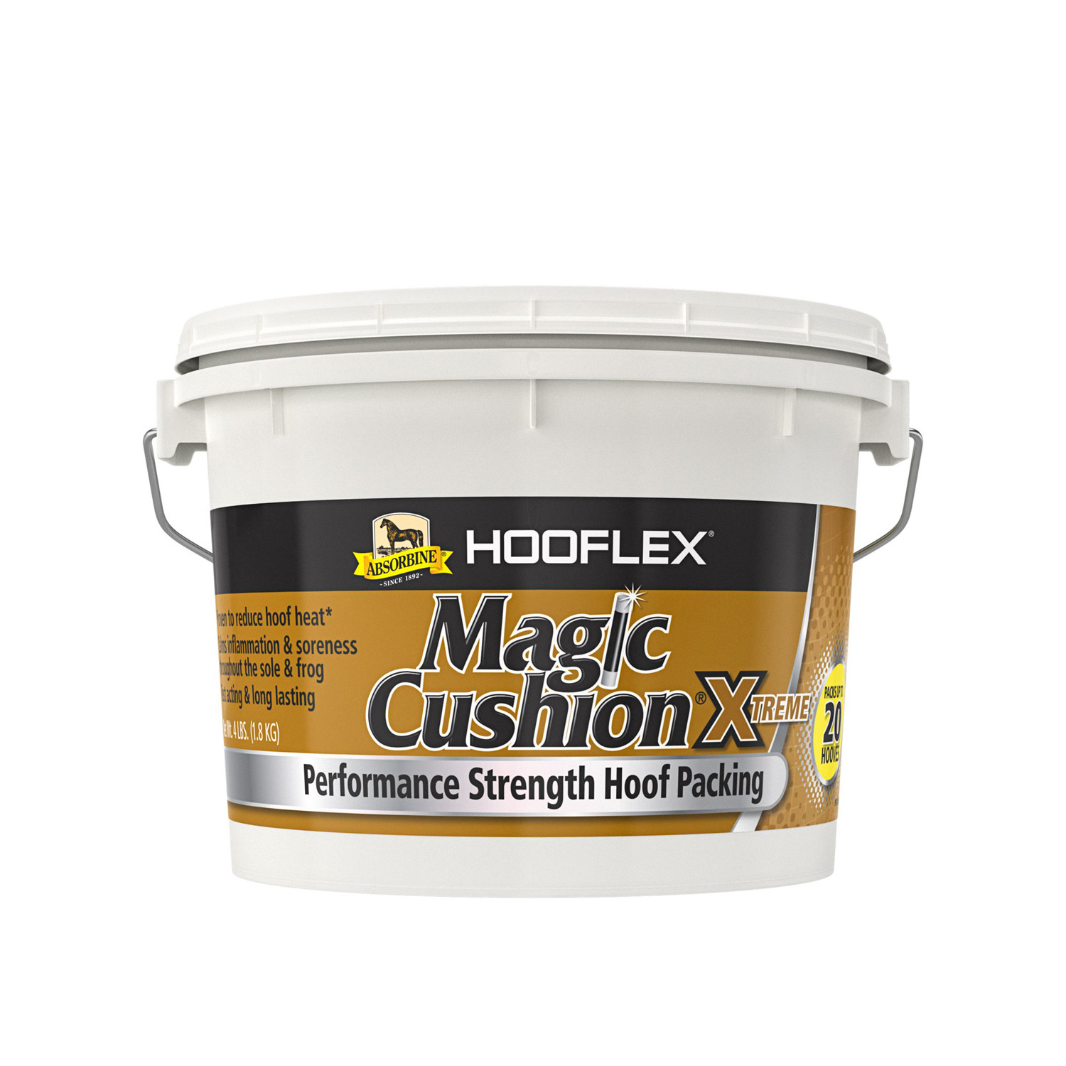 Magic Cushion Xtreme für Pferde 1,8 kg – Hufpackung für stark beanspruchte Hufe-1,8 kg