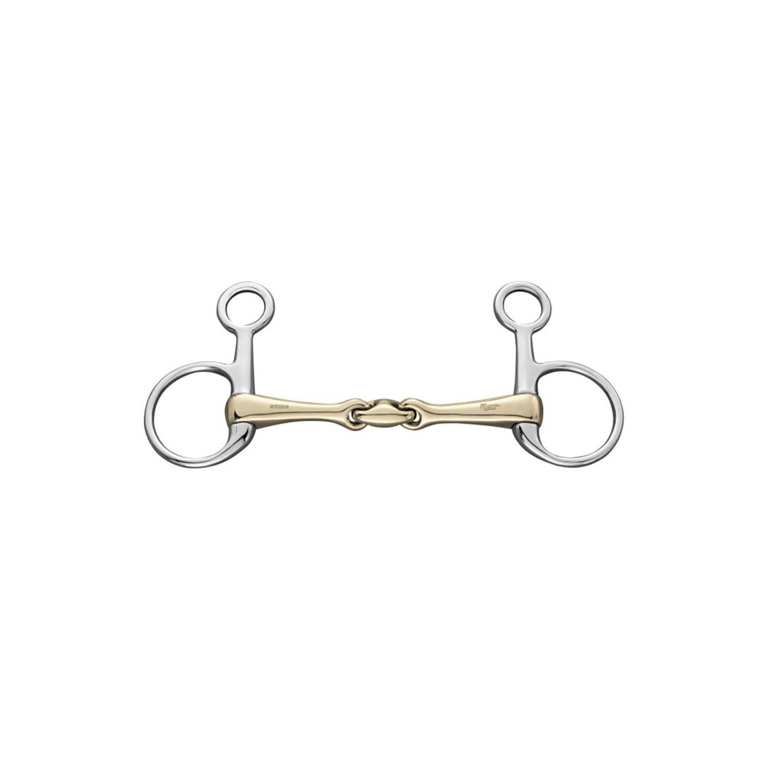 Anatomische Bauchertrense mit doppelt gebrochenem Mundstück – 16 mm