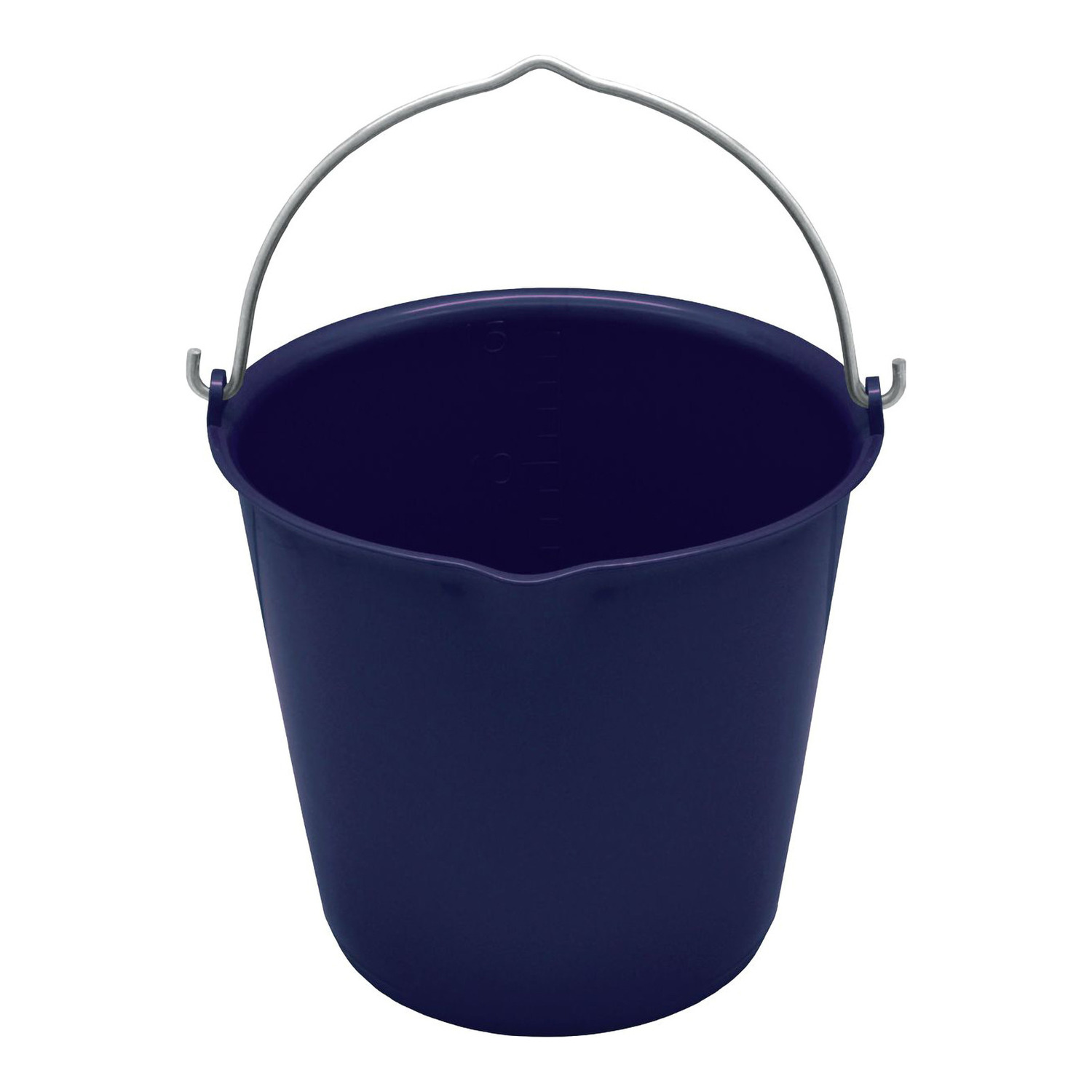 Flexibler Plastikeimer mit Metallgriff – 15 Liter