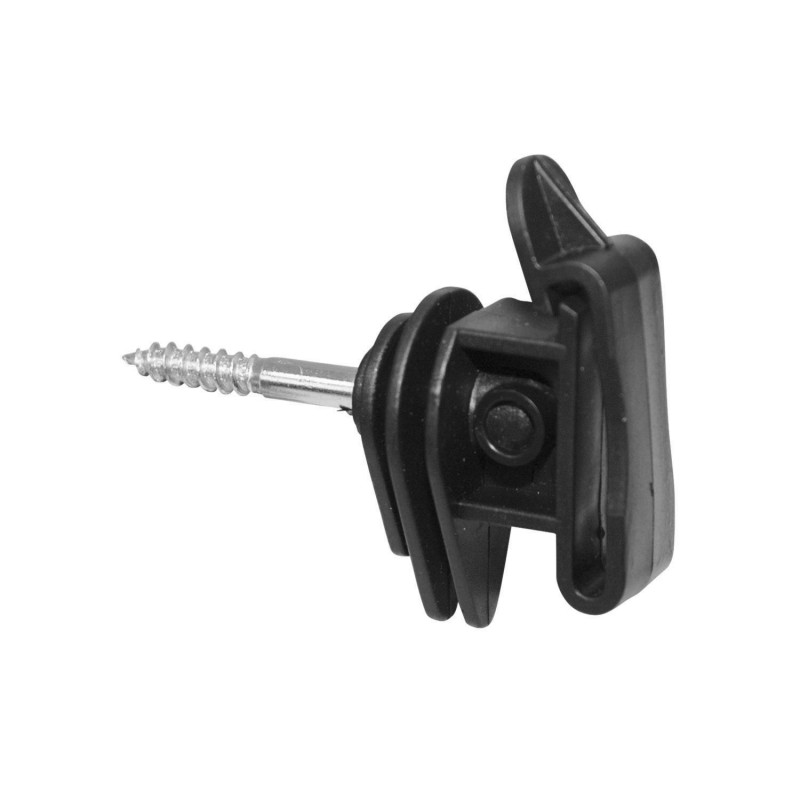 Isolator für Draht mit Holzschraube