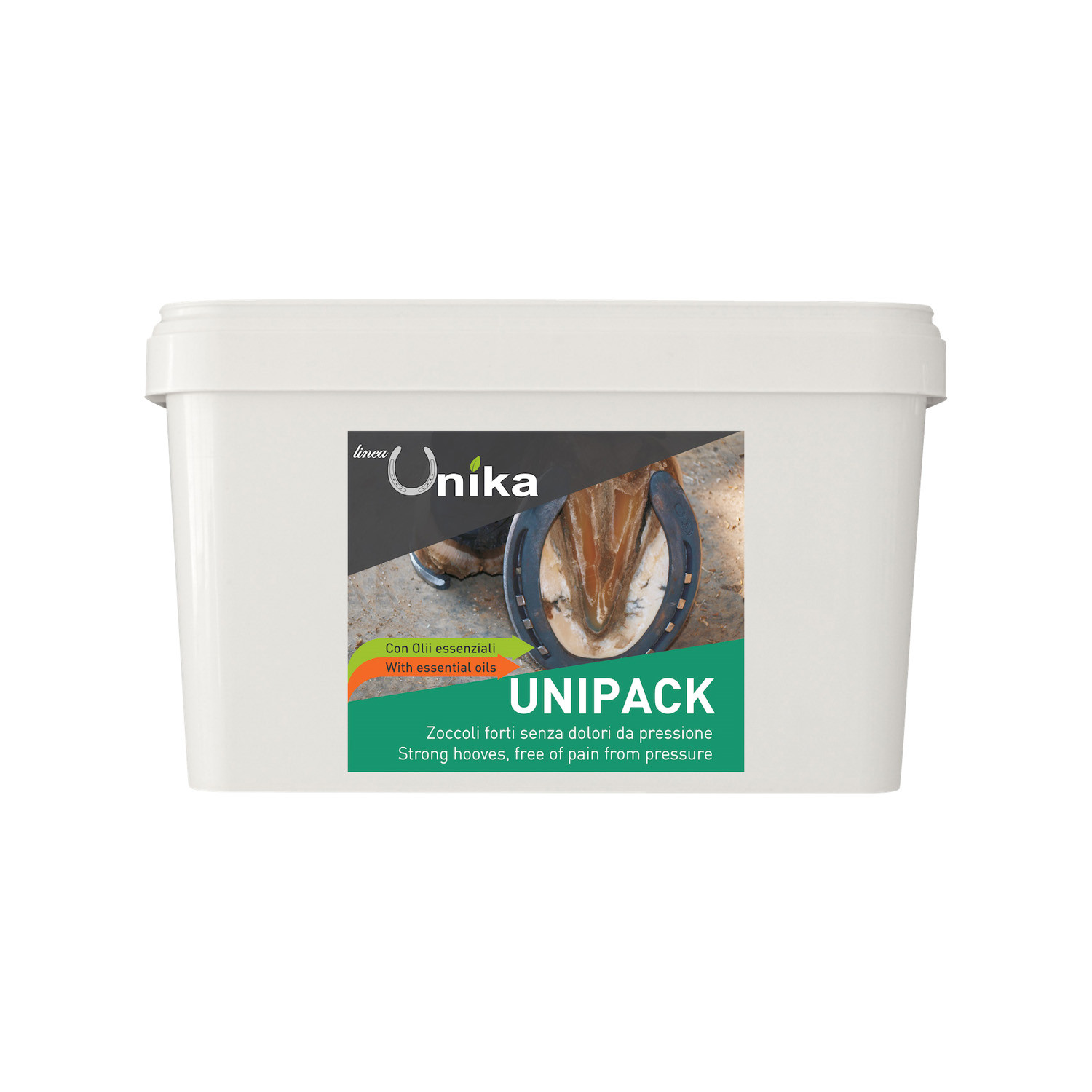 Hufpackung mit ätherischen Ölen für Pferde
