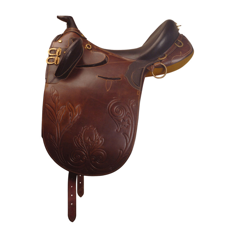 Australischer Sattel mit Horn