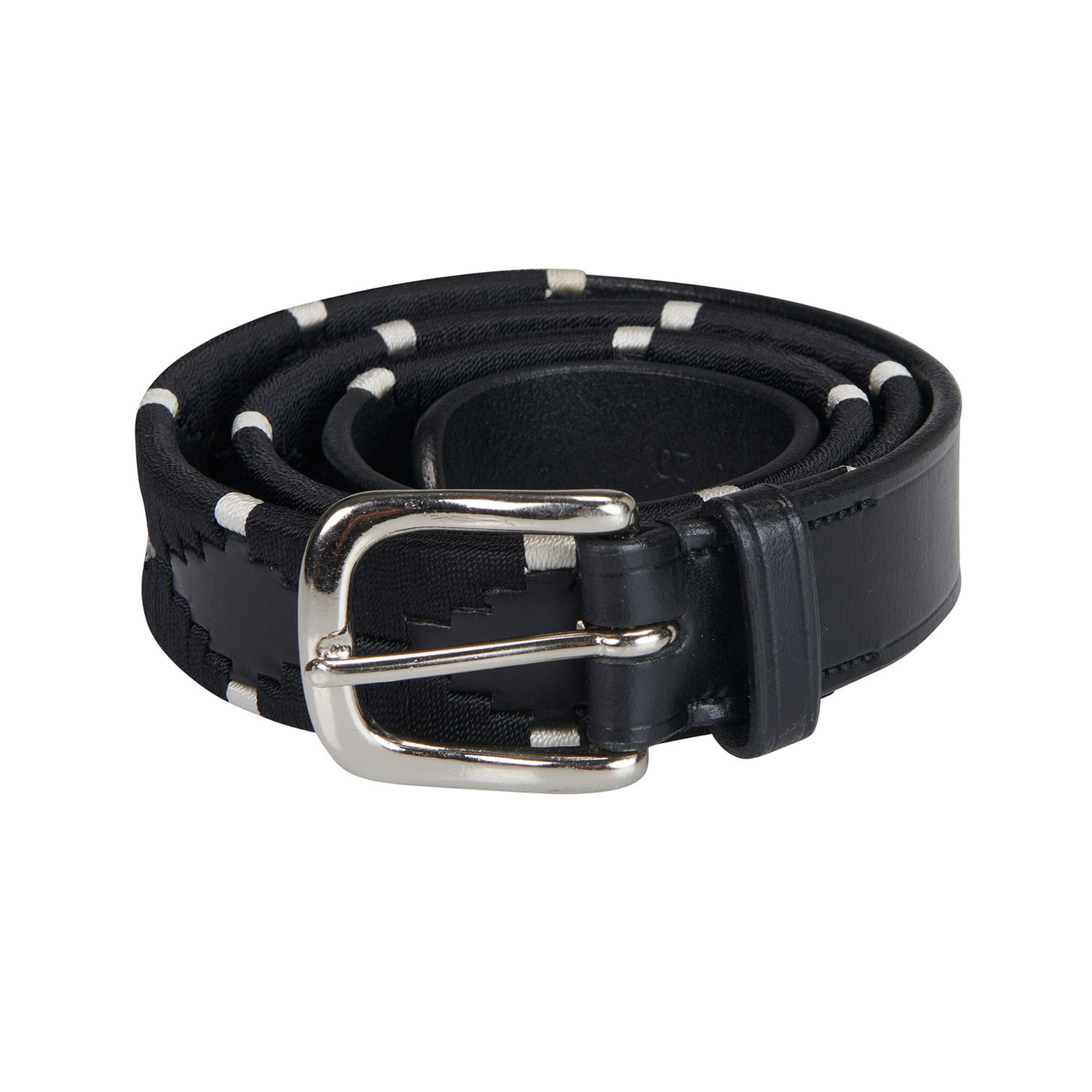 Polo Gürtel Deep Black mit Southwest-Muster