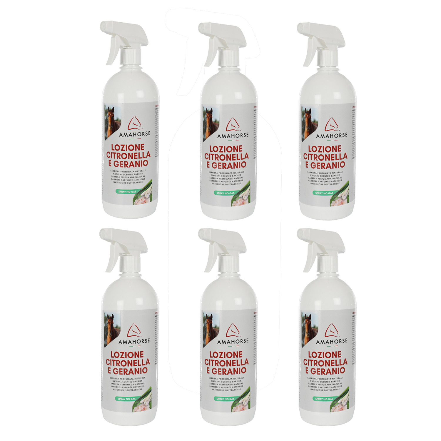 Citronella & Geranium Spray 1000 ml – Schutz vor Insekten für Pferde