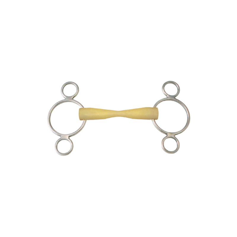 3-Ring Gebiss mit Kunststoffstange