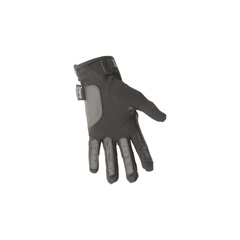 Elasthan-Handschuhe mit Ledereinsätzen