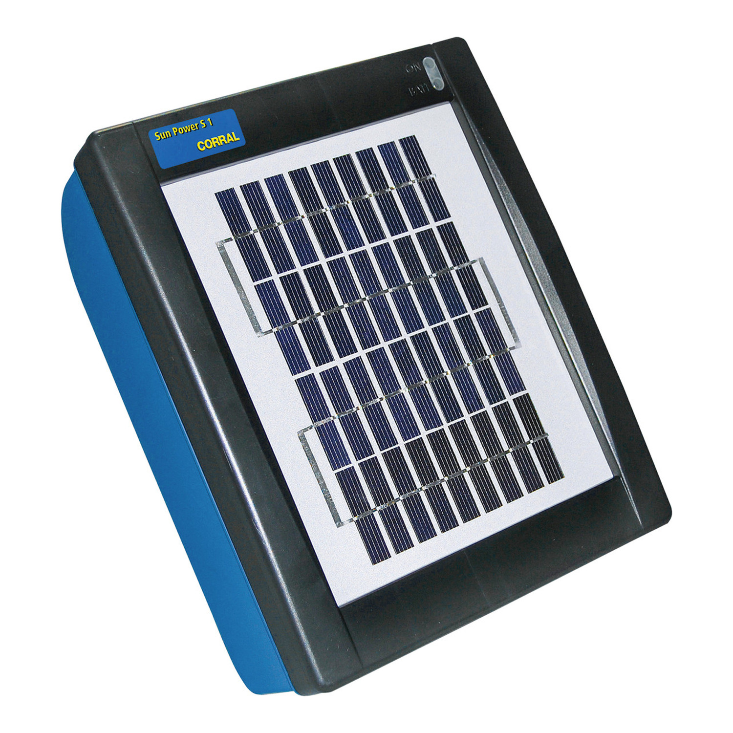 Solar-Elektrozaungerät mit Akku und Solarmodul