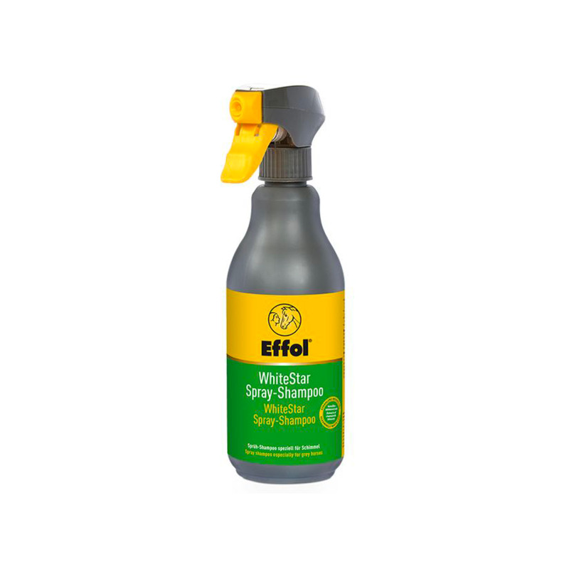 Sprayshampoo für weiße Pferde