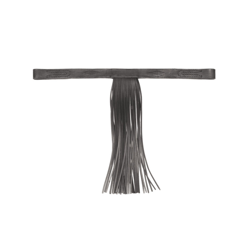 Lederstirnband mit Fransen