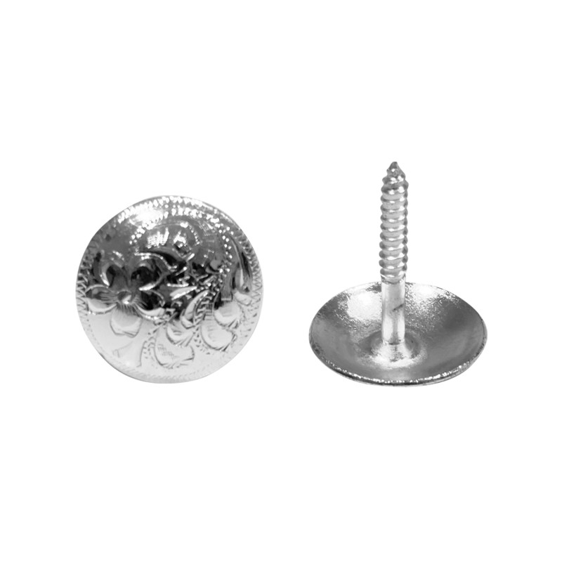 Concho mit Schraube versilbert