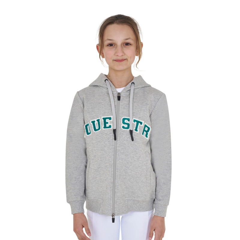 Kinder Kapuzen-Sweatshirt mit Reißverschluss